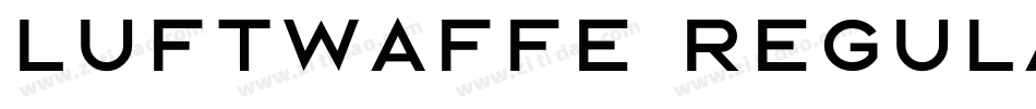 Luftwaffe Regular字体转换